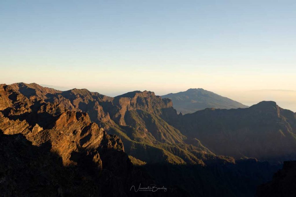 La cadera de Taburiente sur l'île de palma dans les canaris, un volcan inactif à voir. Crédit photo : Vincent Voyage