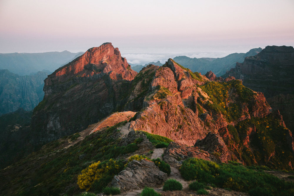 Randonnée sur les anciens volcan à Madère. Crédit photo : Clara Ferrand -blog Wildroad