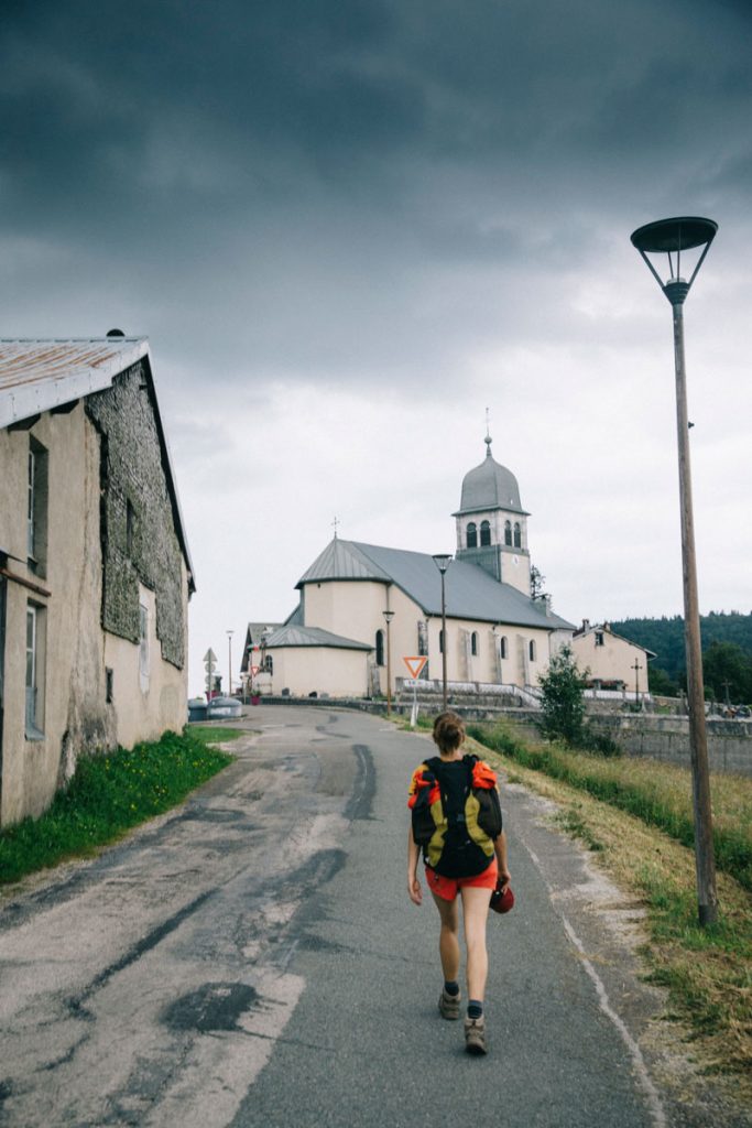 L'orage qui arrive sur le village de Morez. crédit photo : Clara Ferrand - blog Wildroad