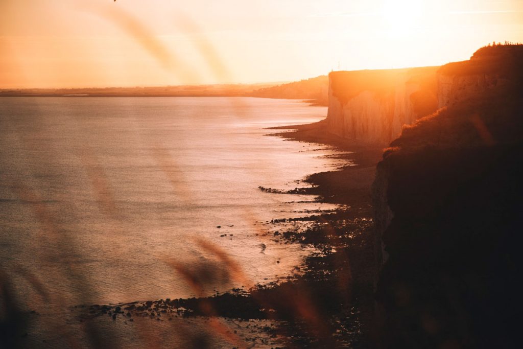 Les paysages des falaises d cela côte picarde du côté de Mers-les-Bains. crédit photo : Clara Ferrand- blog wildroad