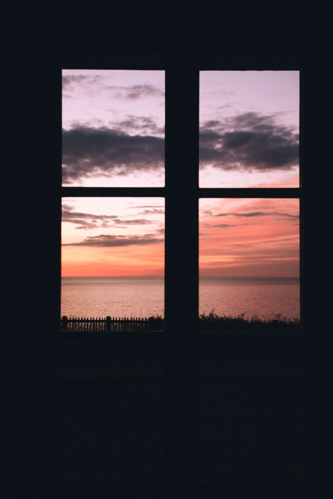 La vue depuis la fenetre de ma chambre à la brise du Large. crédit photo : Clara Ferrand - blog Wildroad