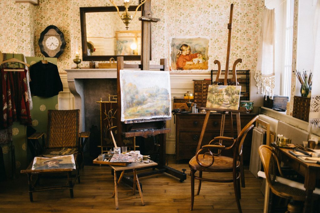La maison du peintre Renoir dans l'aube à Essoyes. crédit photo : Clara Ferrand - blog Wildroad