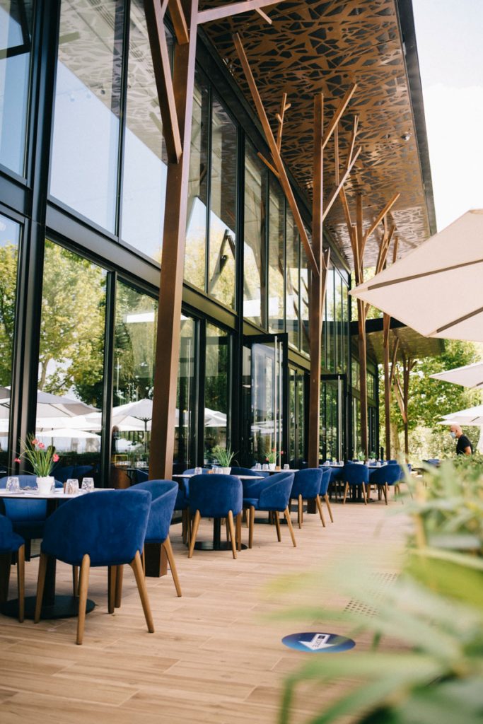 Le restaurant du Belvédère dans la parc naturel régional de la forêt d'Orient. crédit photo : Clara Ferrand - blog Wildroad