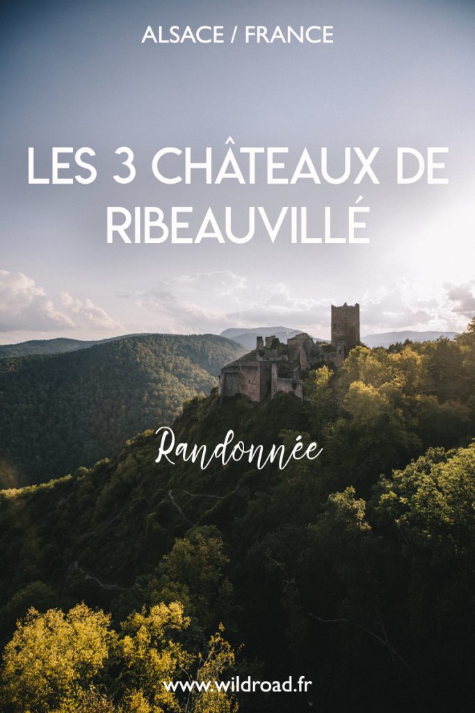 À la découverte des 3 châteaux de Ribeauvillé lors d'une randonnée dans le massif des Vosges. Un incontournable à faire lors d'un week-end en Alsace. crédit photo : Clara Ferrand - blog Wildroad #randonnée #hiking #ribeauville #chateaux #massifdesvosges #alsace