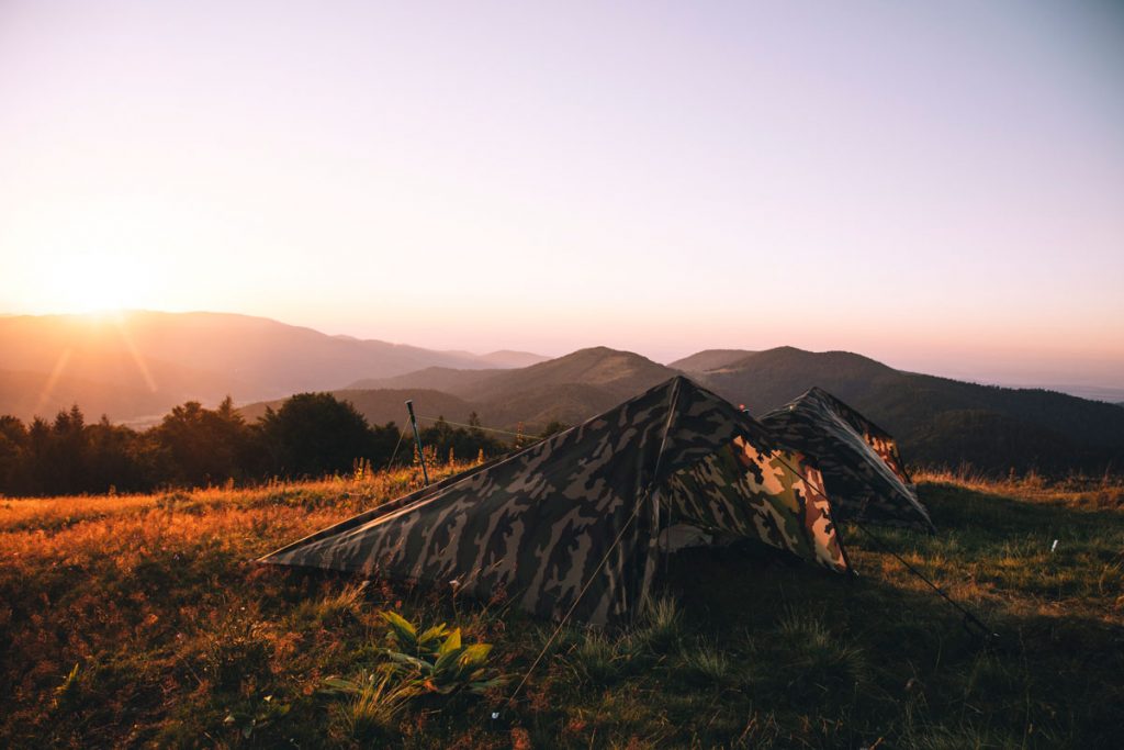Bivouac au sommet du massif des Vosges autour du Ballon d'Alsace. crédit photo : Clara Ferrand - blog Wildroad
