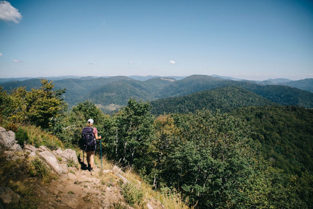 Une randonnée autour du ballon d'Alsace en une journée. crédit photo : Clara Ferrand - blog Wildroad