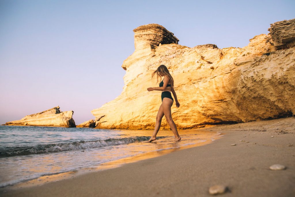 La plage de Saint-Antoine une des plus belles du sud de la Corse. crédit photo : Clara Ferrand - blog Wildroad
