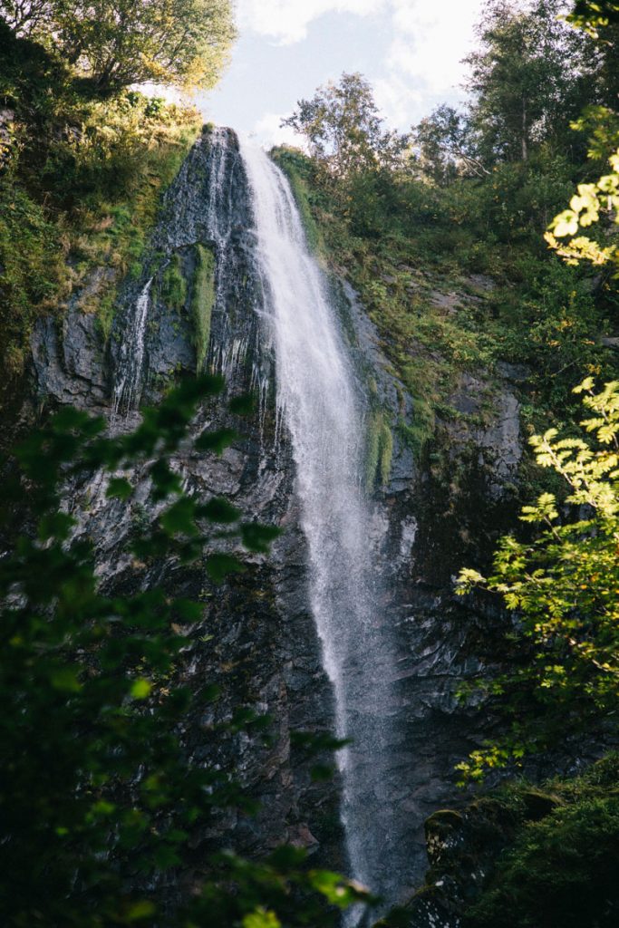La grande Cascade à côté de la ville de Mont-Dore en Auvergne. crédit photo : C Lara Ferrand - blog Wildroad