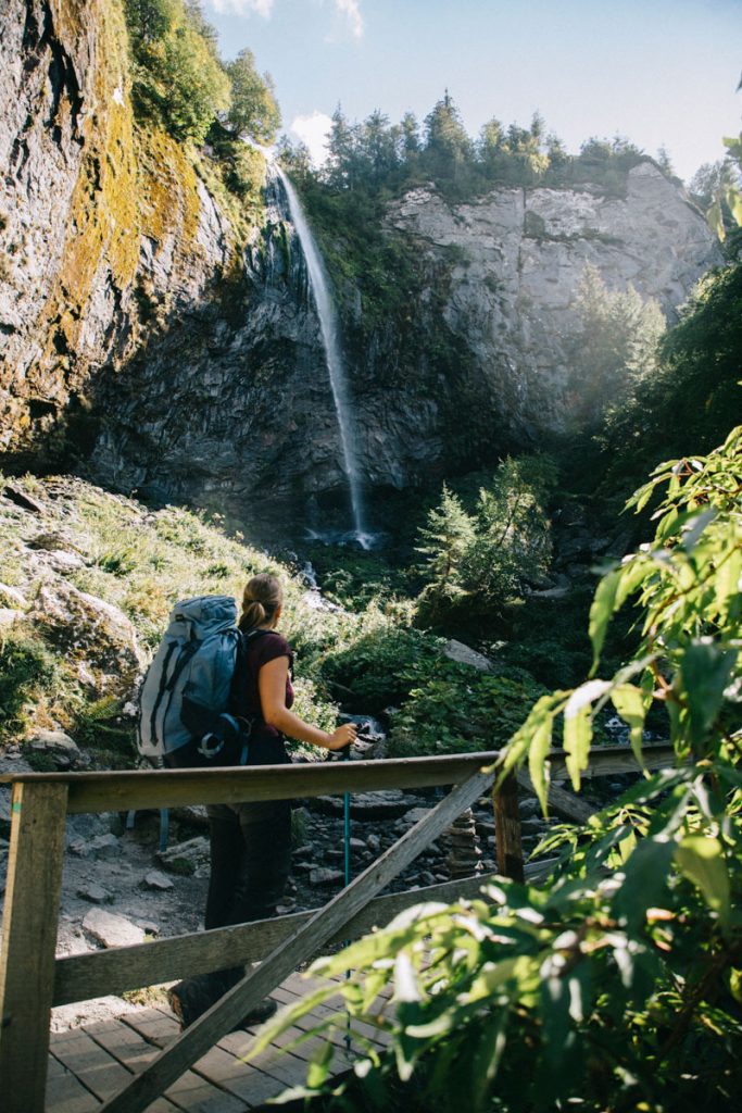 La grande Cascade en Auvergne.  crédit photo : Clara Ferrand - blog Wildroad