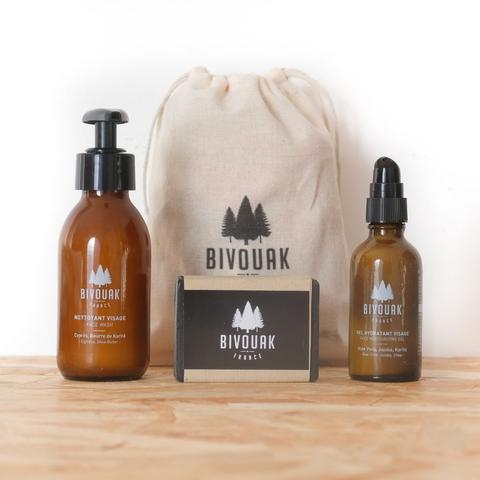 Coffret de soins bio pour homme, Bivouak