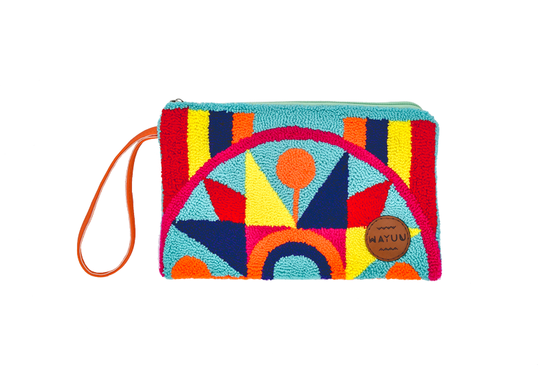 Pochette pour voyager en couleur, Wayuu la boutique éthique cadeaux eceologique