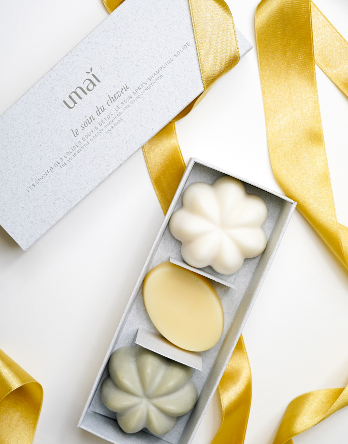 Coffret cadeau soin de cheveux solide, Umaï