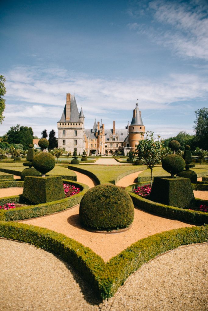 Les jardins à la française du château de Maintenon. crédit photo : Clara Ferrand - blog Wildroad