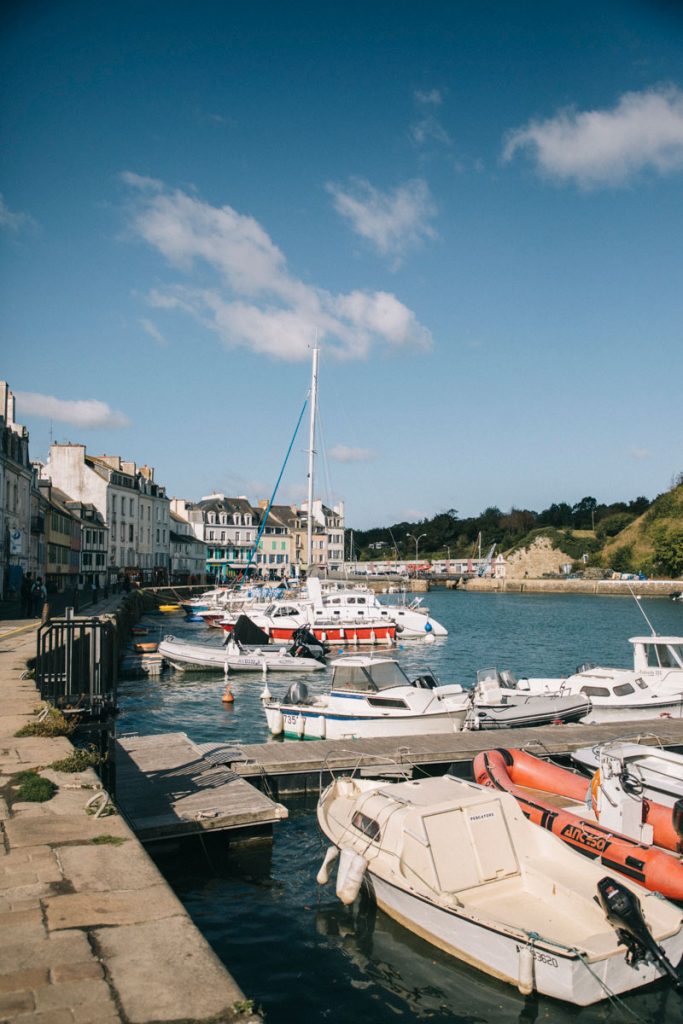 Le port du Palais à Belle-Île-en-mer. crédit photo : Clara Ferrand - blog Wildroad