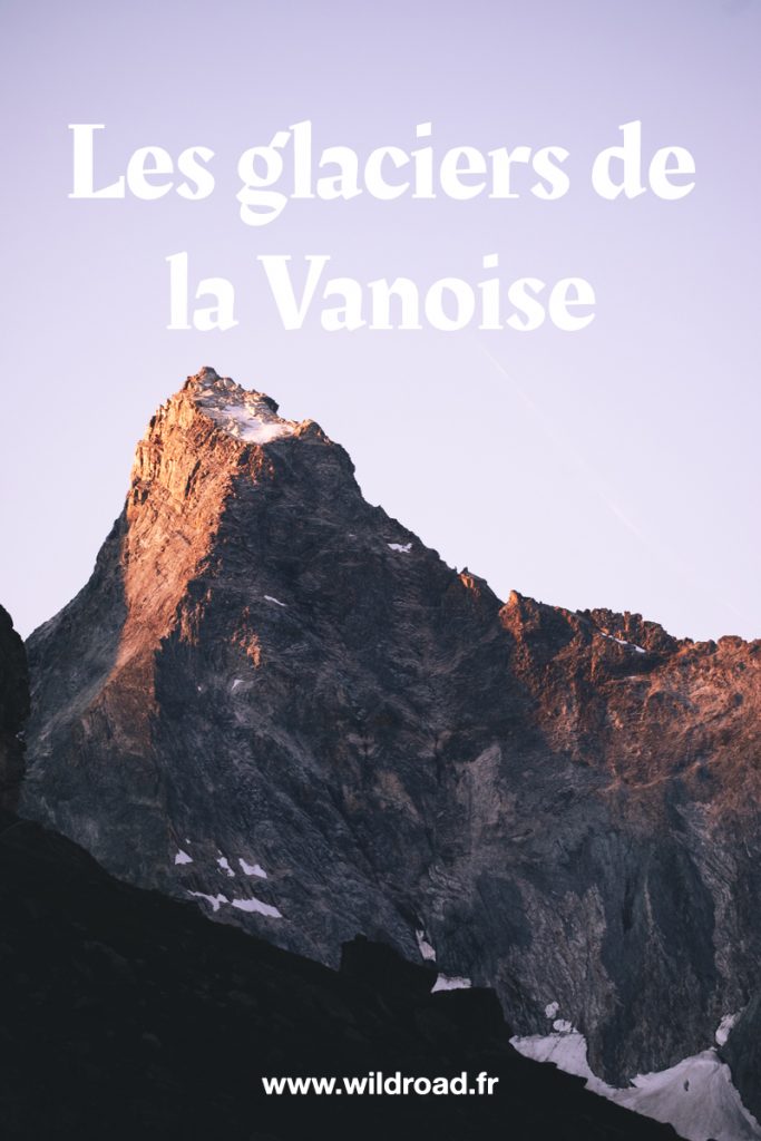 Les glaciers de Vanoise à découvrir lors d'une randonnée de 3 jours dans le parc. Au départ du Laisonnay-d'en-Bas en faisant une boucle par le cirque du cul du Nant et le lac des échines. crédit photo : Clara Ferrand - blog Wildroad #alpes #france #randonnée #trek #hiking #bivouac #camping #glacier #culdunant #vanoise #savoie