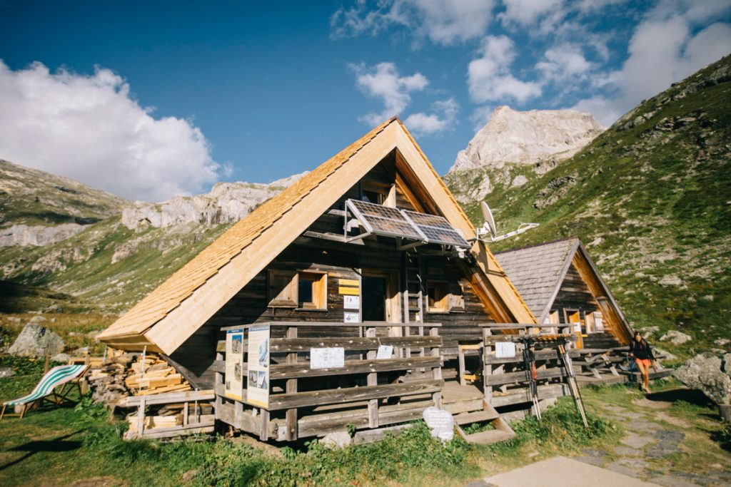 Le refuge de plaisance dans le parc de la Vanoise. crédit photo : Clara Ferrand - blog Wildroad