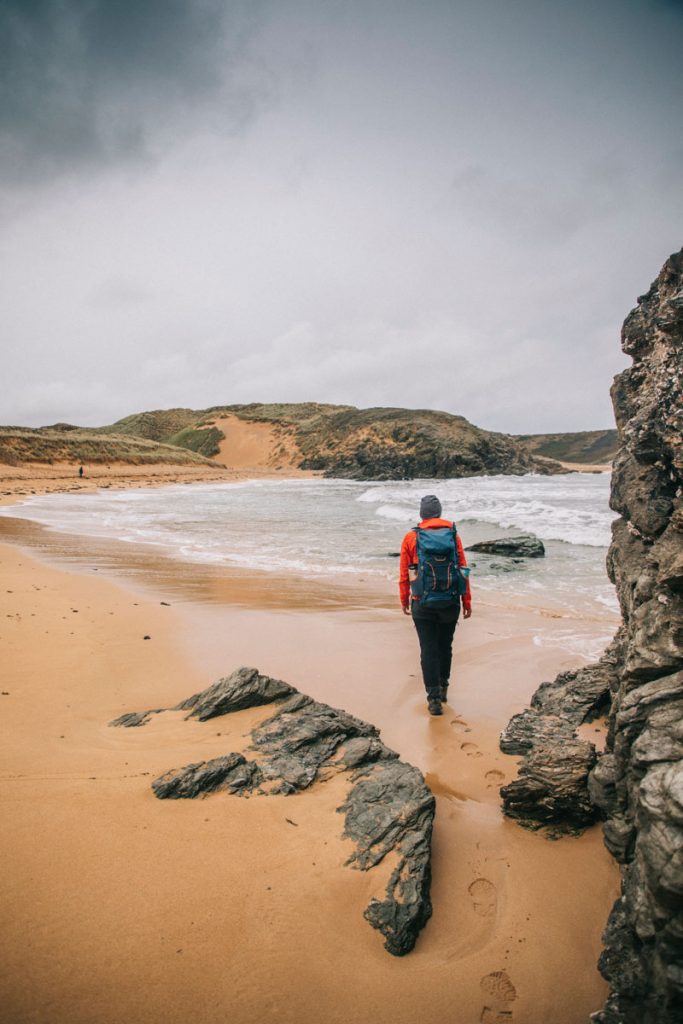 La plage du Donnant à Belle-Île-en-mer. crédit photo : Clara Ferrand - blog Wildroad