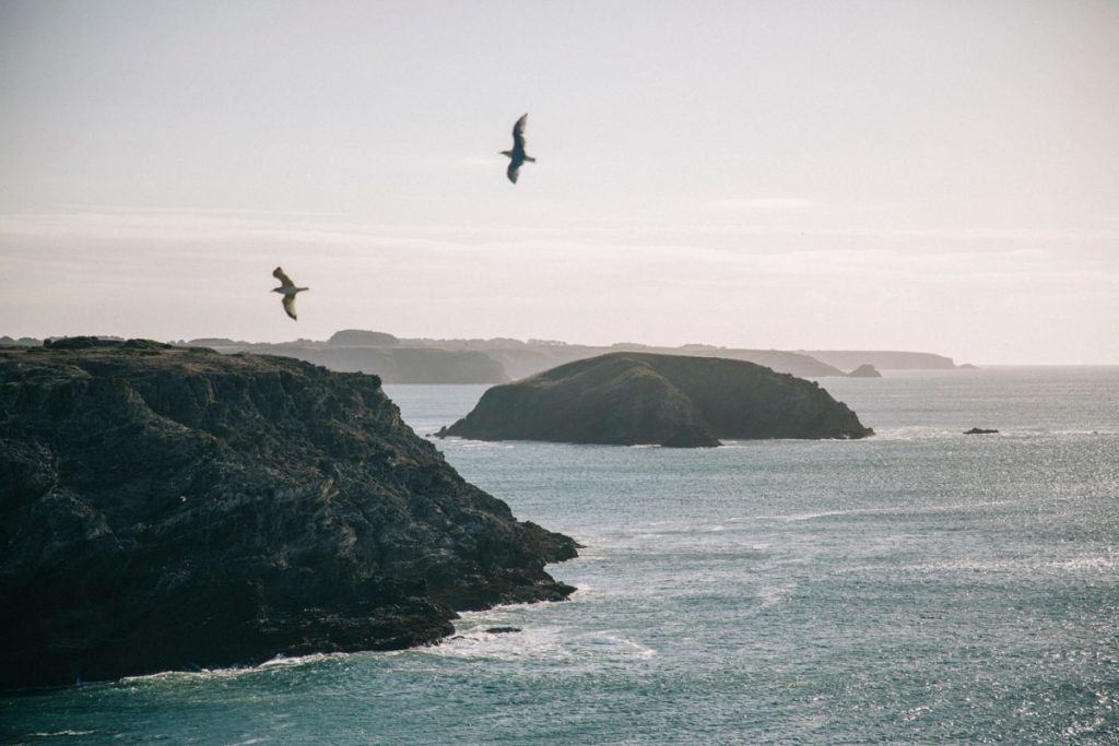 La pointe de borner et l'île. crédit photo : Clara Ferrand - blog Wildroad