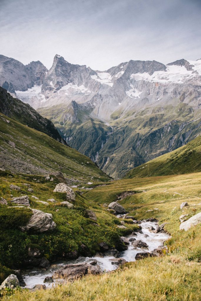 Le paysages des glaciers de la Vanoise. crédit photo : Clara Ferrand - blog Wildroad