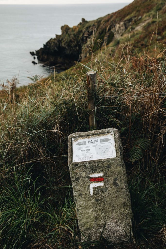Le tracé du tour de Belle-Île-en-mer une randonnée en 4 jours. crédit photo : Clara Ferrand - blog WIldroad