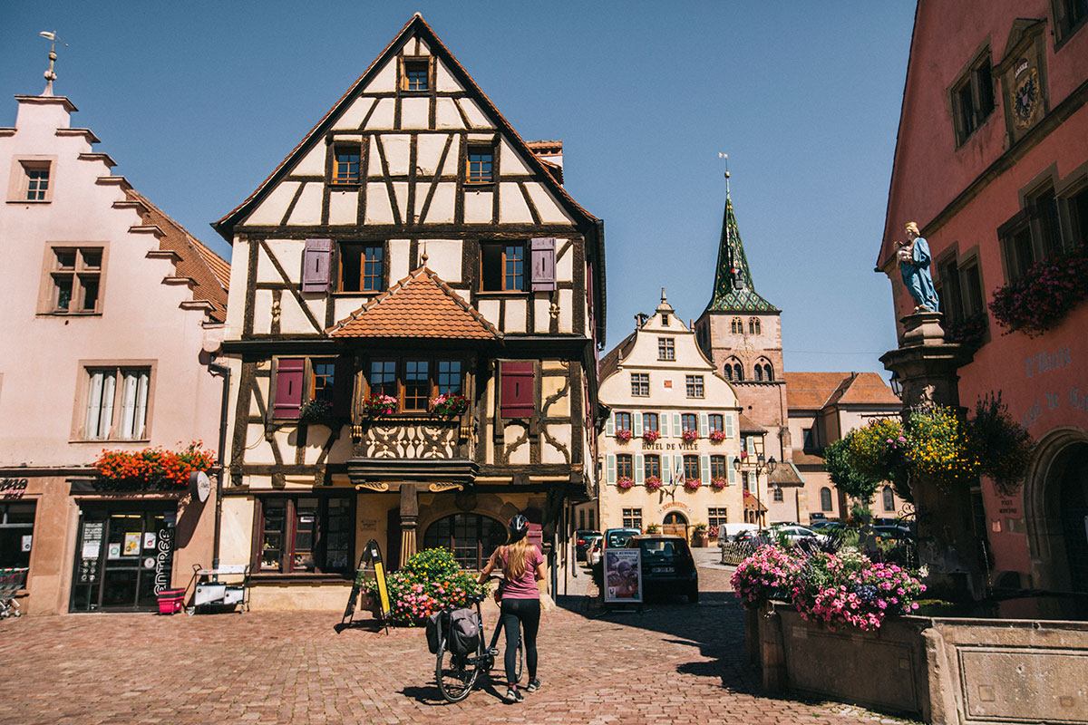 itinéraire à vélo en Alsace : la véloroute du vignoble. crédit photo : Clara Ferrand - blog Wildroad