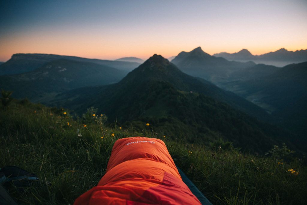 Randonnée bivouac au sommet de la pointe de la Galoppaz. crédit photo : Clara Ferrand - blog Wildroad