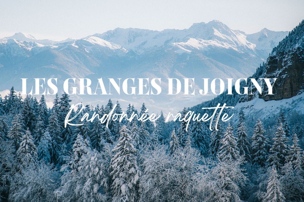 Randonnée en raquette familiale jusqu'aux Granges de Joigny. 