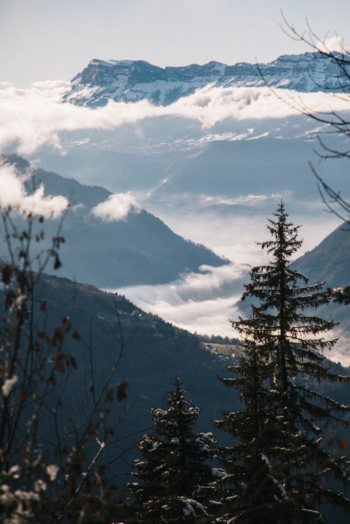 Le massif de la Chartreuse depuis la randonnée de la crête de l'évêque. crédit photo : Clara Ferrand - blog Wildroad