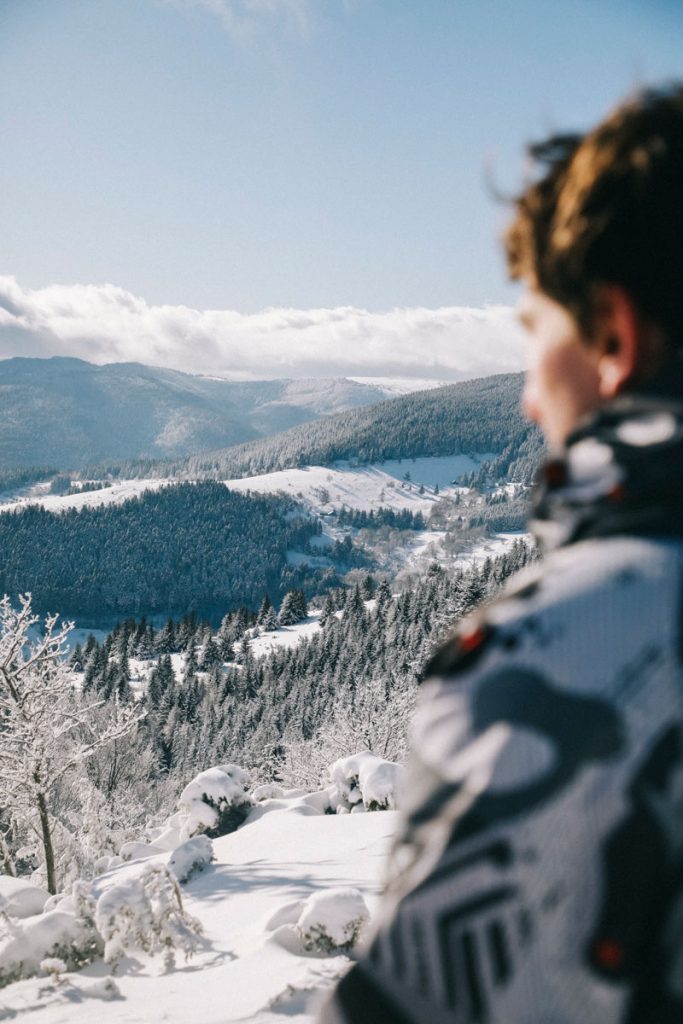 Découvrir les randonnées à faire dans le massif des Vosges en hiver. crédit photo : Clara Ferrand - blog WIldroad