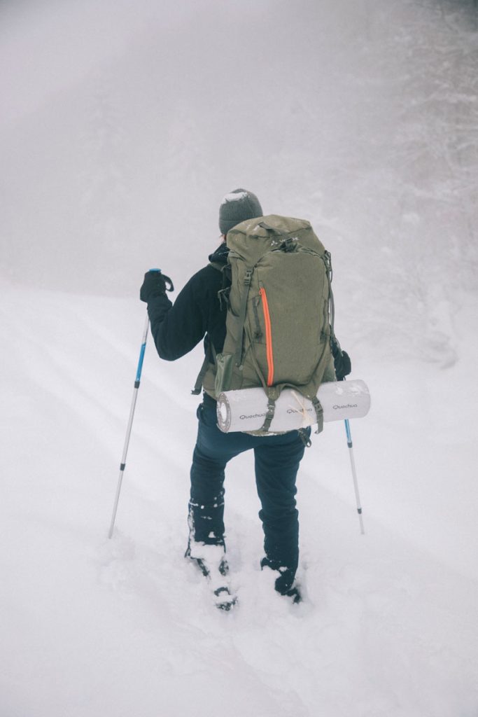 Pyrénées côté Bearn en hiver : idée rando raquette dans le cirque de Lescun. crédit photo : Clara Ferrand - blog Wildroad
