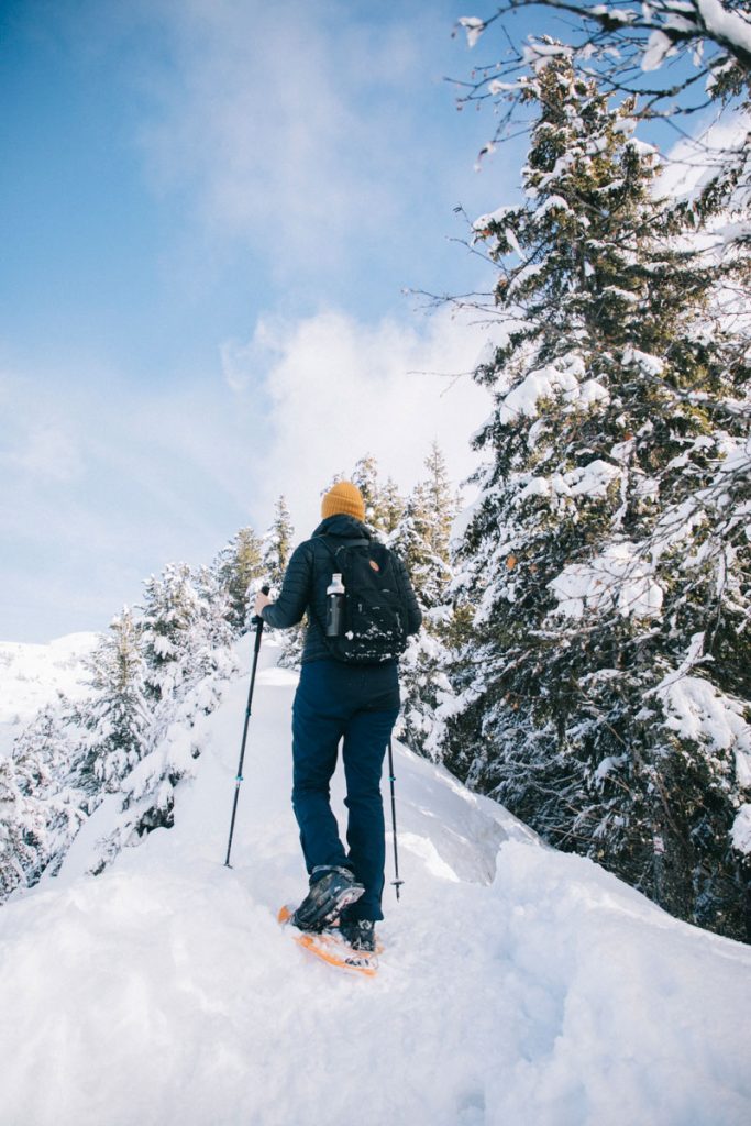 Randonnée dans les alentours de Chambéry en hiver. crédit photo: Clara Ferrand - blog Wildroad