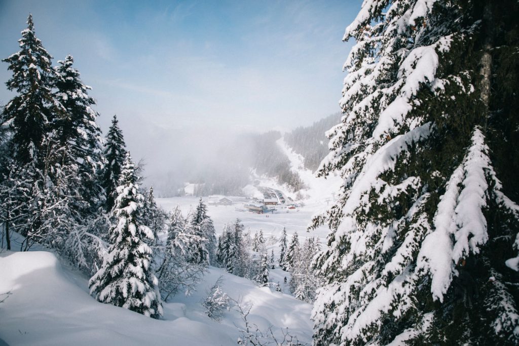 Le super collet depuis le crête de l'évêque. crédit photo : Clara Ferrand - blog Wildroad