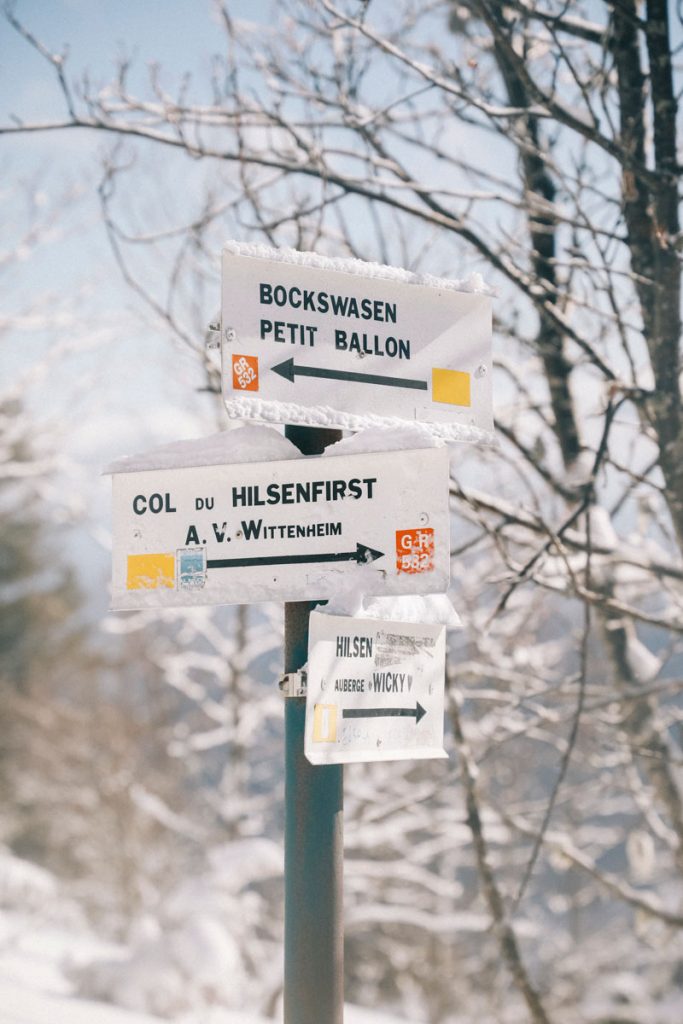Le col du Hilsenfirst en Alsace. crédit photo : Clara Ferrand - blog Wildroad