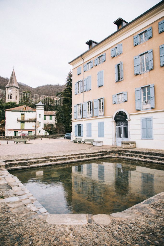 Le bassin des ladres à Ax-les-Thermes . crédit photo : Clara Ferrand - blog Wildroad