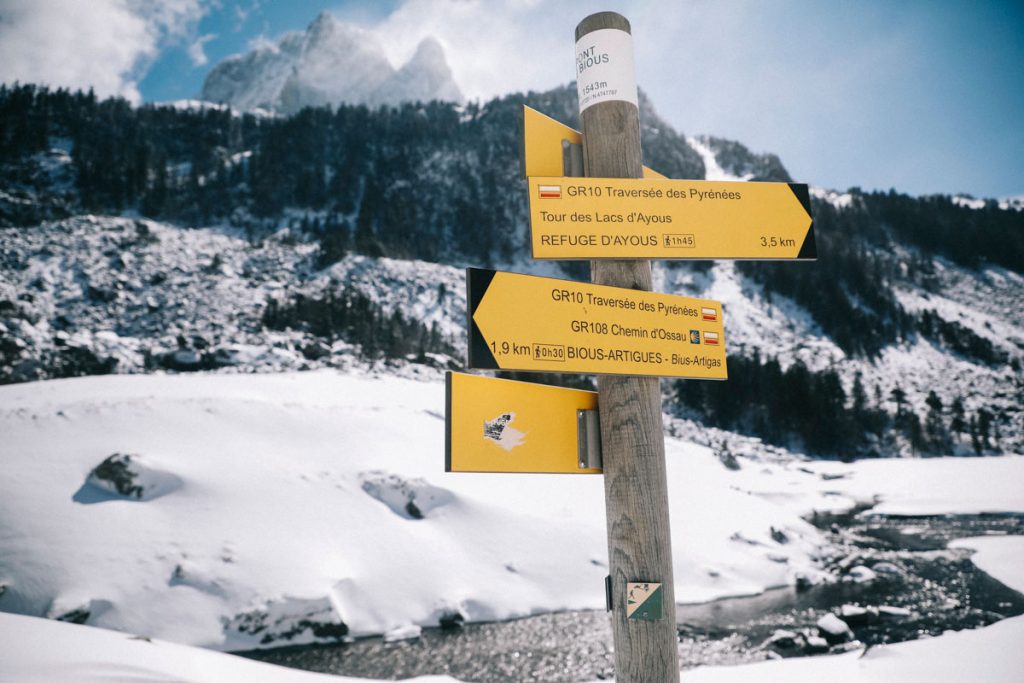 La randonnée des lacs d'Ayous sur le GR10 en hiver. crédit photo. Clara Ferrand - blog Wildroad