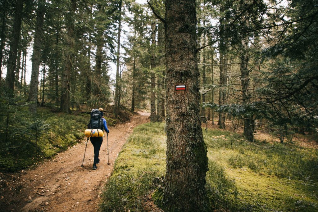 Randonner sur les GR3 un grand sentier de randonnée en France. crédit photo : Clara Ferrand - blog Wildroad