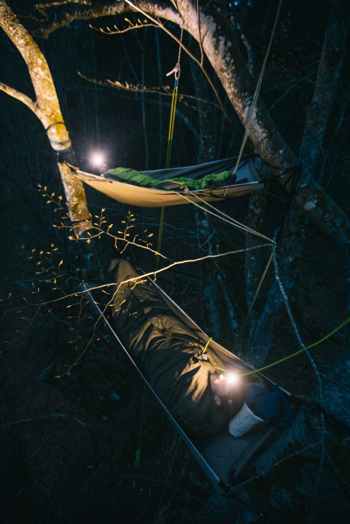 Passer une nuit dans les arbres. crédit photo : Clara Ferrand - blog Wildroad