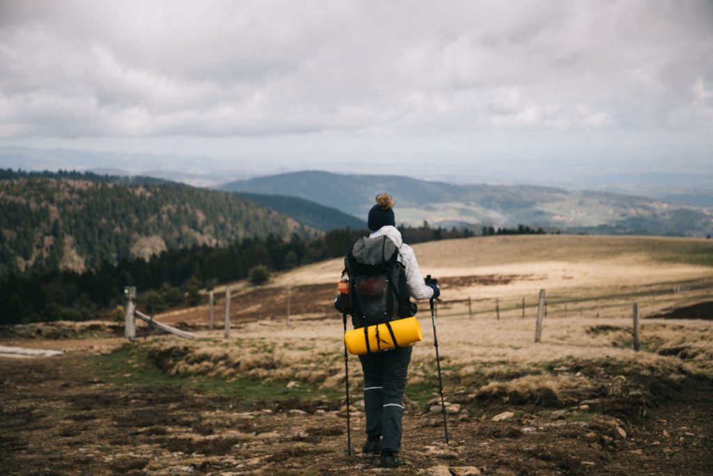 Le paysage des Hautes-Chaumes dans les monts du Forez. crédit photo : Clara Ferrand - blog Wildroad