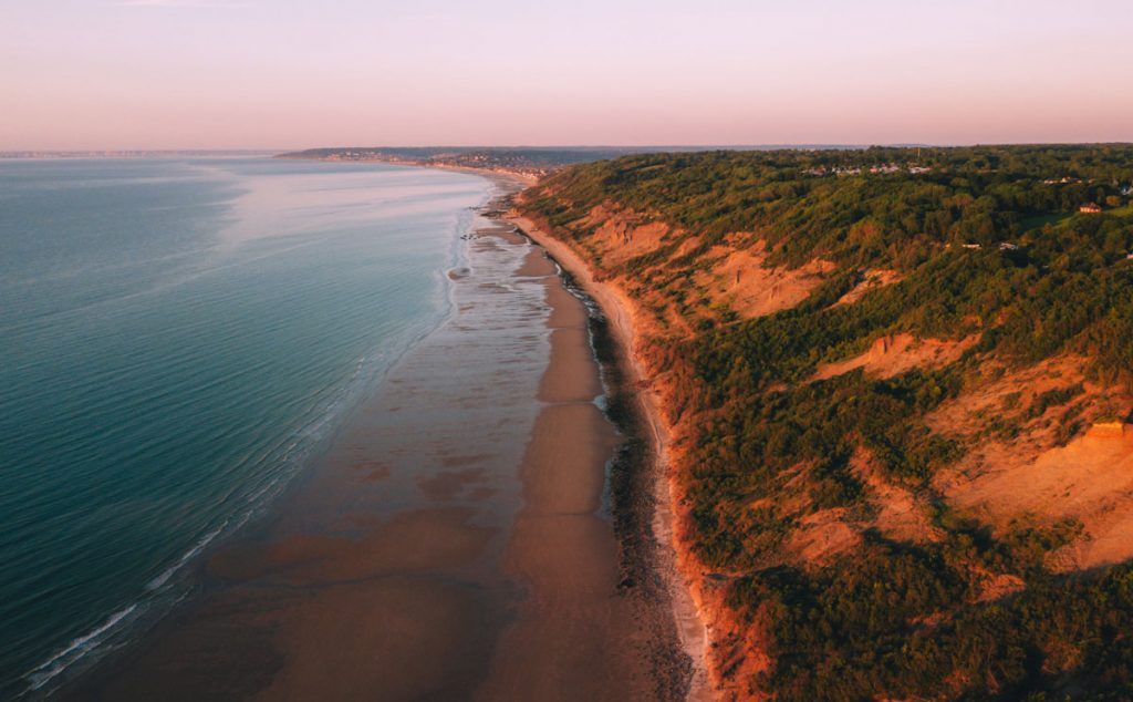 Les falaises des vaches noires en Normandie. crédit photo : Clara Ferrand - blog WIldroad