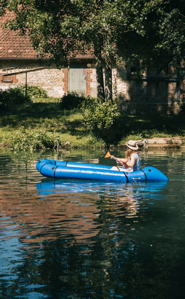 Descendre la seine en canoë depuis Chappe. crédit photo : Clara Ferrand - blog Wildroad