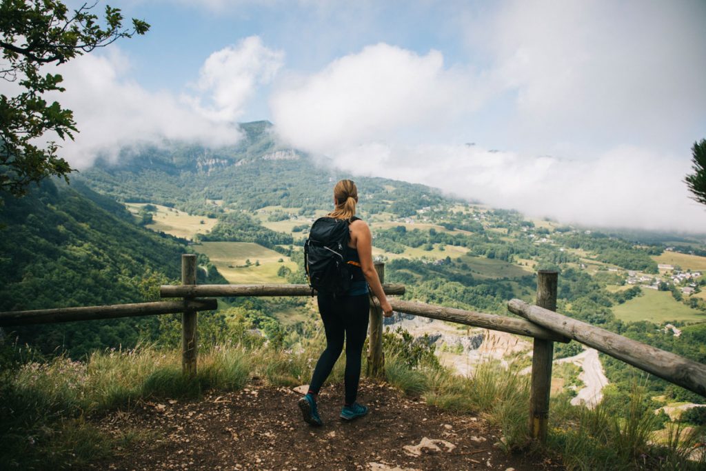 Belvédère du bec du corbeau à Chambery. crédit photo : Clara Ferrand - blog Wildroad