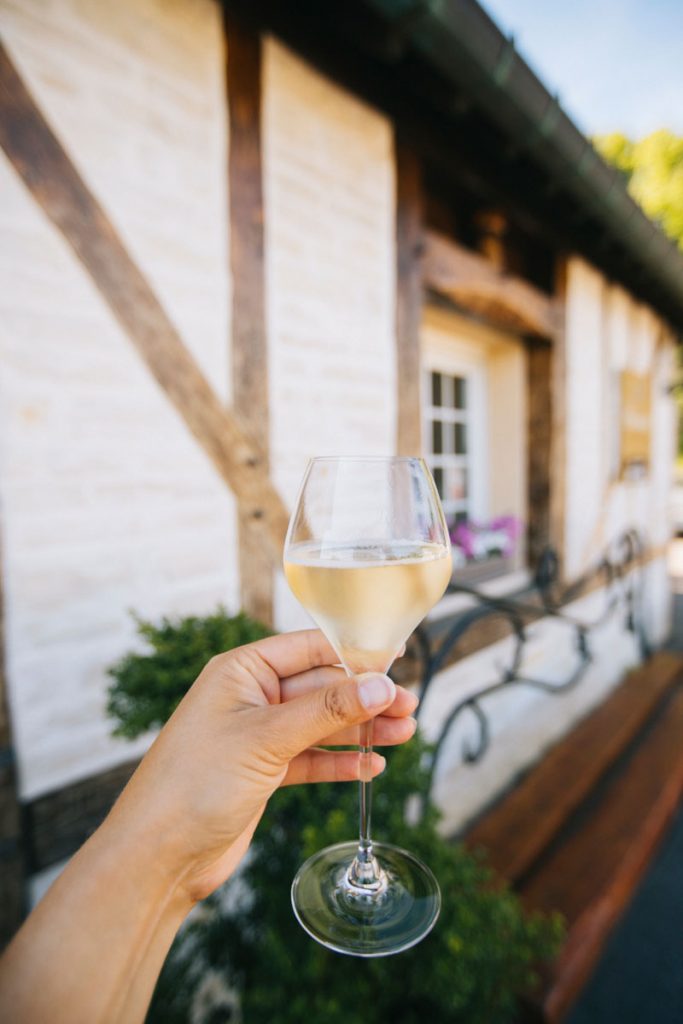 Dégustation de champagne dans l'Aube. crédit photo : Clara Ferrand - blog Wildroad