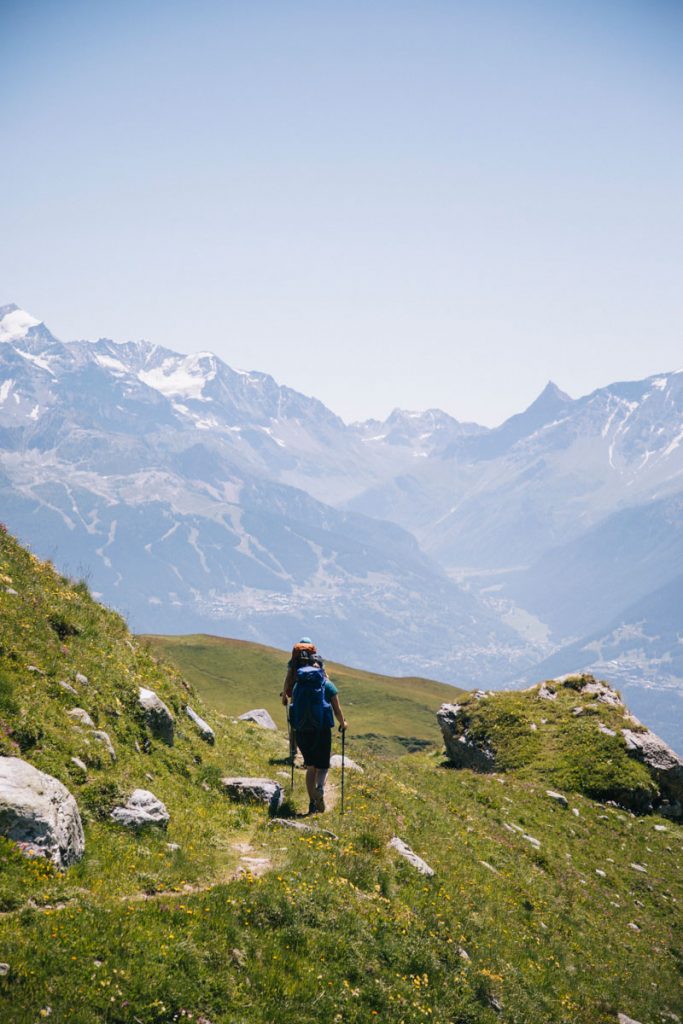 Itinéraire de randonnée en boucle dans le massif du Beaufortain en passant par le Mont Rosset. crédit photo : Clara Ferrand - blog Wildroad