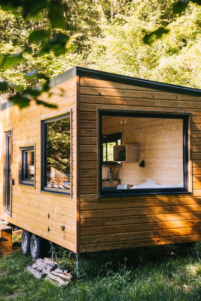 Dormir dans une Tiny House, hébergement insolite dans l'Aube. crédit photo : Clara Ferrand - blog Wildroad