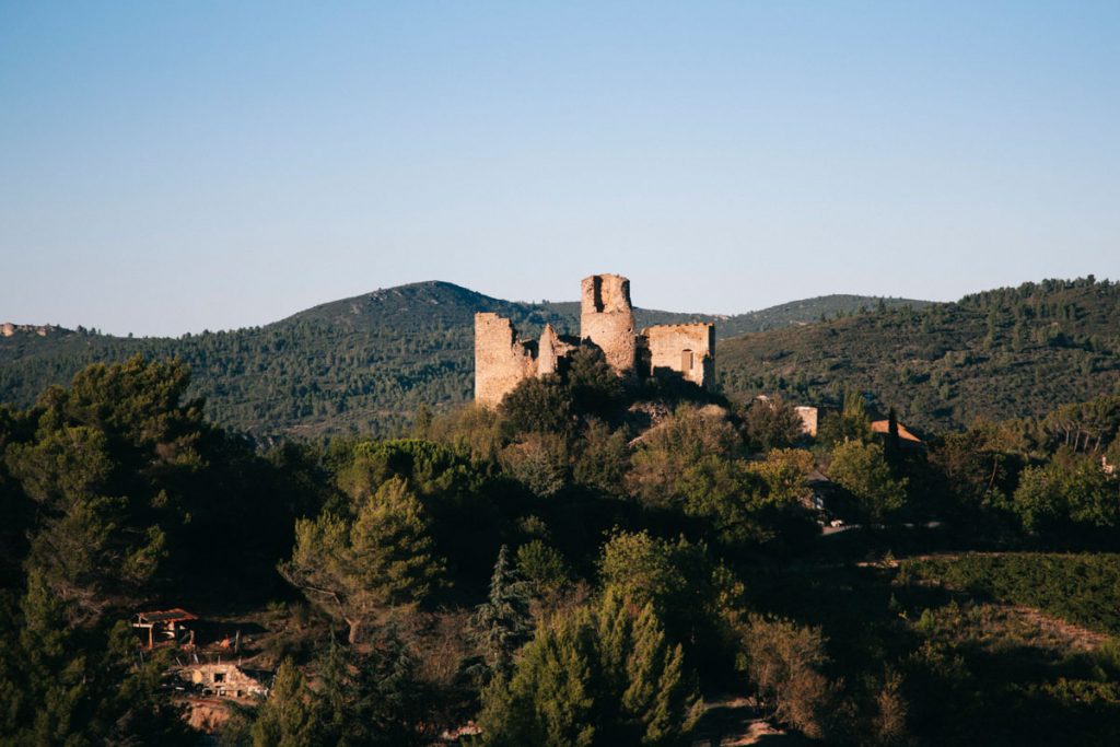 Le chateau de Durban-Corbière dans l'Aude. crédit photo: Clara Ferrand.- blog Wildroad