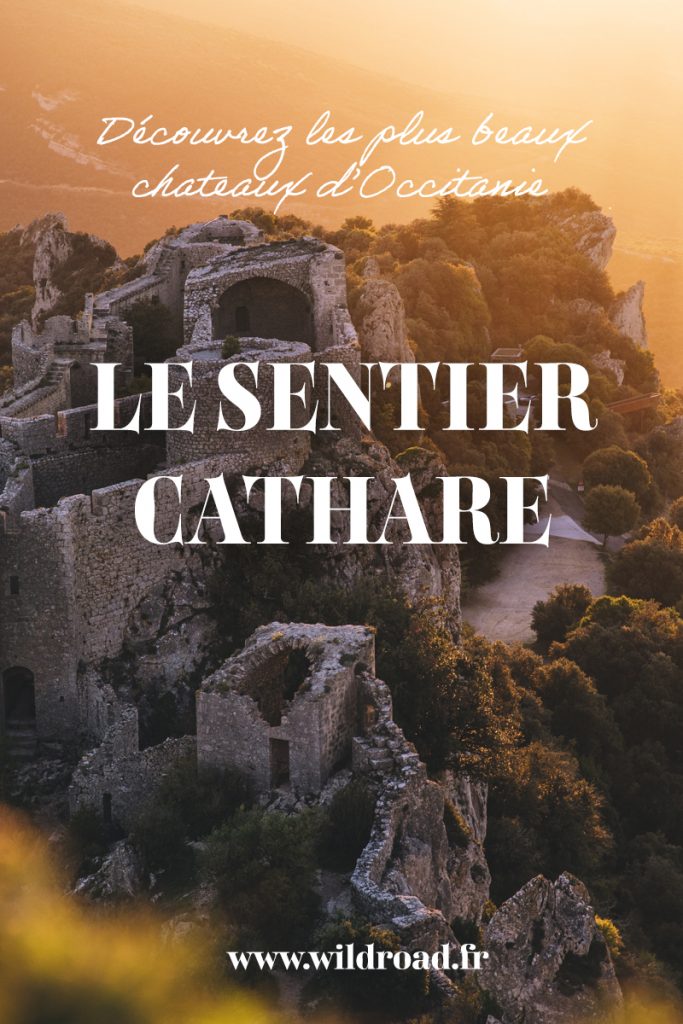Le guide complet pour faire le sentier Cathare. Une randonnée itinérante en Occitane qui passe par de magnifiques châteaux et villages. crédit photo : Clara Ferrand - blog WIldroad #sentiercathare #GR367 #aude #occitanie #randonnéenefrance #france #lescorbières