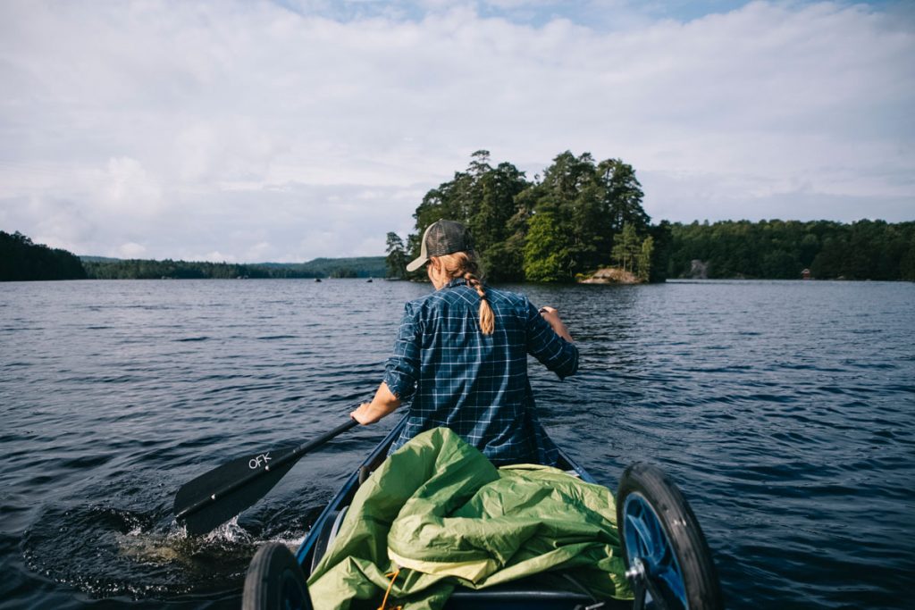 À l'aventure sur les lac suédois avec Travelbase. crédit photo : clara Ferrand - blog Wildroad