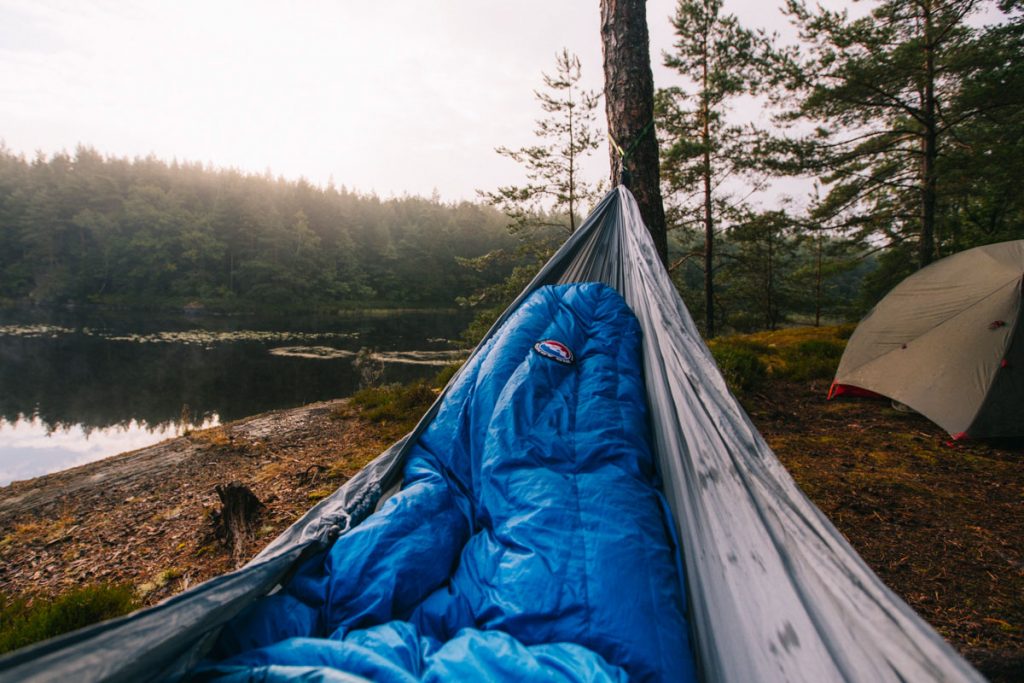 Quel duvet prendre pour une aventure en Suède en été. crédit photo : Clara Ferrand - blog Wildroad