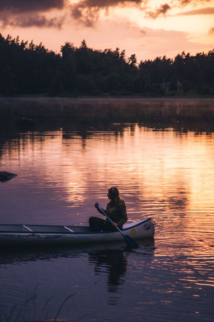 Partir en suède faire du canoë. crédit photo : Clara Ferrand -blog Wildroad