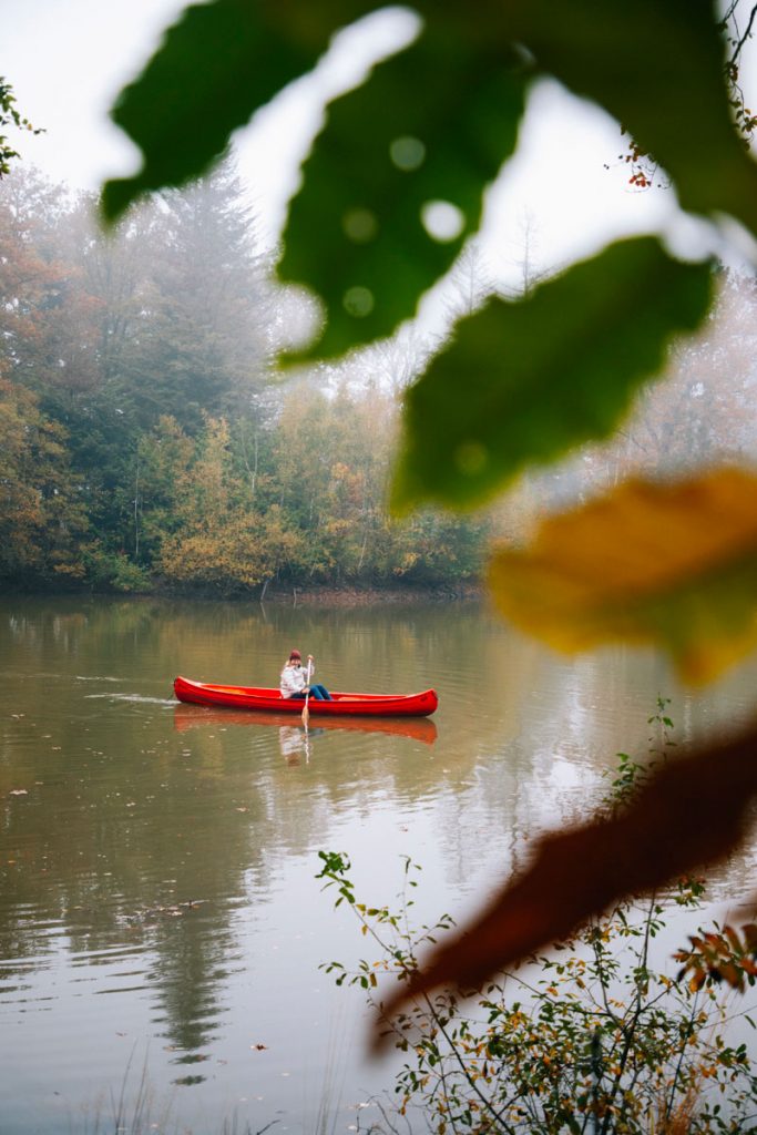Le Perche à l'automne comme le Quebec, dans une cabane en forêt. crédit photo : Clara Ferrand - blog Wildroad